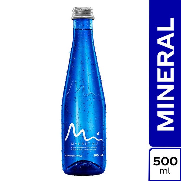 Oferta de Agua Mineral Natural MANANTIAL 500 ml por $2250