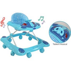 Oferta de Caminador Bebe con Musical Happy Baby Cm-003 Azul por $134955 en Linio