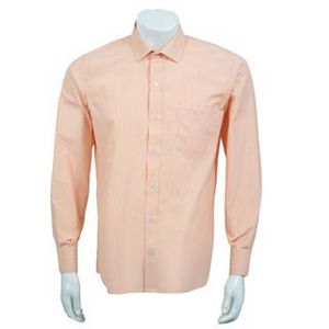 Oferta de Camisa Formal Corbatera a Rayas En Silueta Regular en Color Naranja por $89900 en VO5