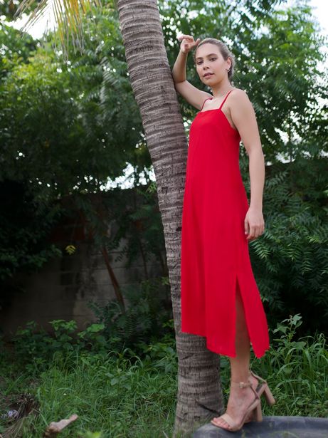 Oferta de Habana Red Dress V0450 por $49995
