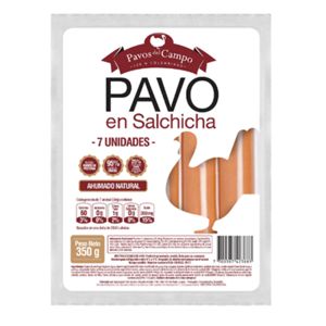 Oferta de Salchicha de Pavo Pavos del Campo x 350 g por $16600 en MegaTiendas