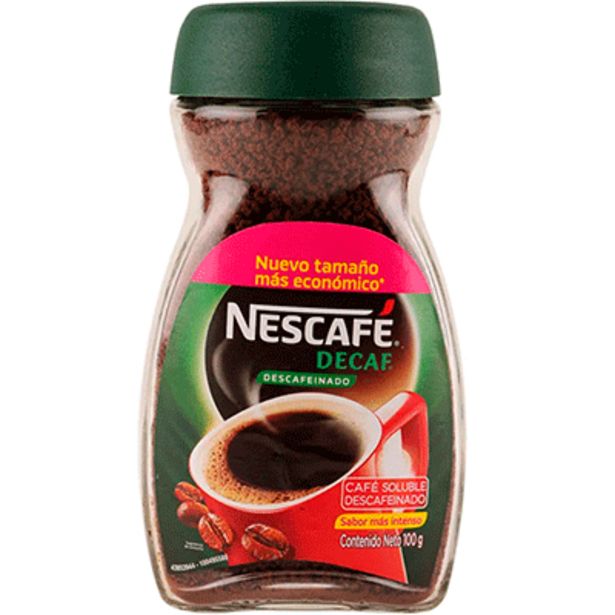 Oferta de Café Descafeinado Nescafé Decaf x 100 g por $11790