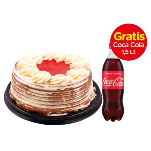 Oferta de Torta Megafiesta + Coca Cola x 1.5 L por $22900