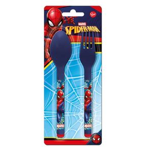 Oferta de Set Cubiertos Spiderman 2 Pzs por $15900 en Los Tres Elefantes