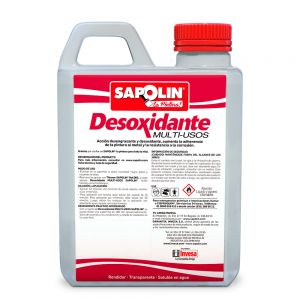 Oferta de El DESOXIDANTE MULTIUSOS SAPOLÍN es un producto en estado líquido usado para el tratamiento de láminas metálicas. por $11400 en Sapolin