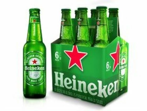 Oferta de Cerveza Heineken Botella Six Pack por $17587