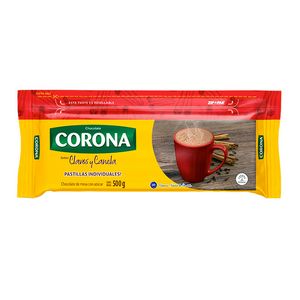 Oferta de Chocolate de Mesa Corona Clavos y Canela por $7560 en Merqueo