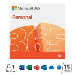 Oferta de Pin Microsoft Office 365 Personal para 1 Usuario / 15 Meses por $264900 en Alkosto