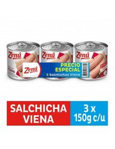 Oferta de OF SALCHICHA VIENA ESP ZENU 3LT x 150G P.E por $12620 en Mercado Madrid