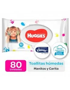 Oferta de TOALLITA HÚMEDAS HUGGIES MANITOS Y CARITAS x 80u por $5048 en Mercado Madrid