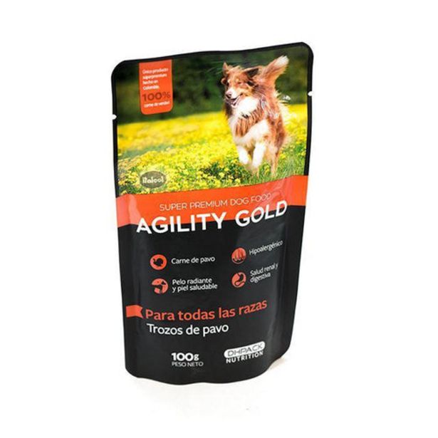 Oferta de Agility Gold perros pouch de trozos de Pavo x 100 gr por $3800