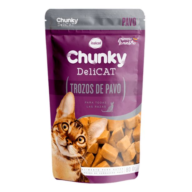 Oferta de Chunky Delicat pouch trozos de pavo por $2700