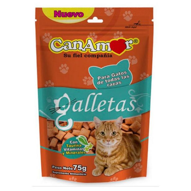 Oferta de Galletas Canamor para gatos x 75 gr por $3680 en Tierragro