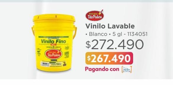 Oferta de Vinilo Lavable Tito Pabón por $272490