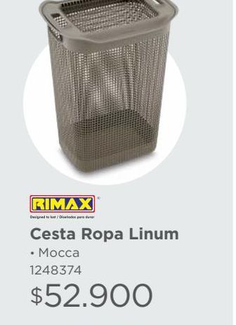 Oferta de Cesta Ropa Linum por $52900