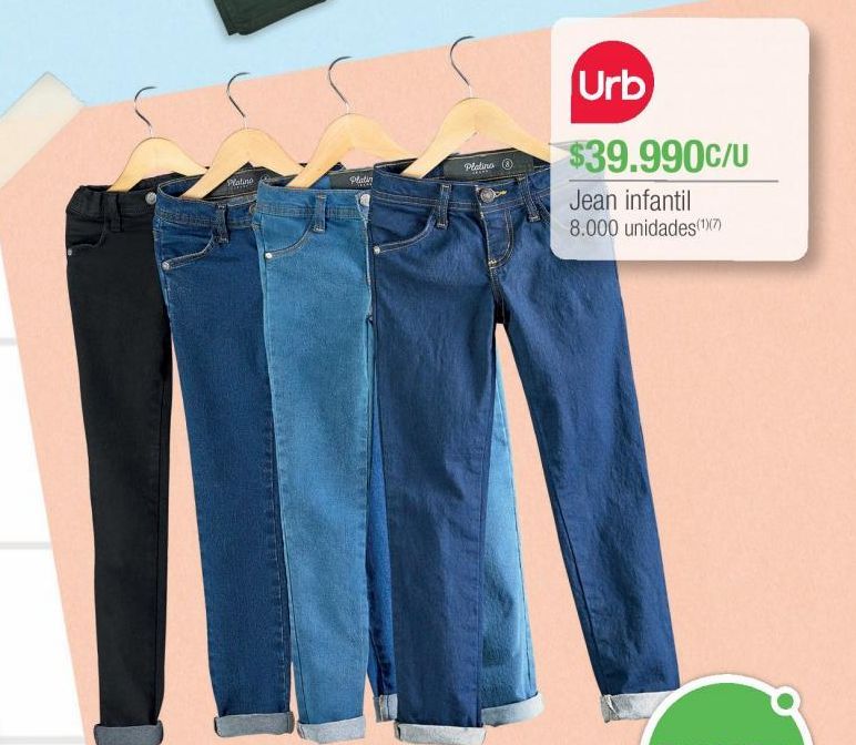 Oferta de Jeans niño Urb por $39990