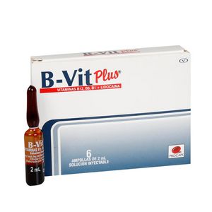 Oferta de B-Vit Plus solución inyectable x 6 ampollas por $60900 en Farmaclub