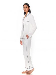 Oferta de Night Pijama Set Top Blanco por $70 en Azulu