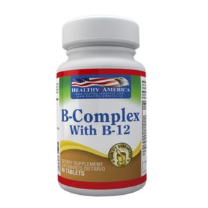 Oferta de B COMPLEX WITH B12 90 TABLETAS HEALTHY DE AMERICA por $374 en Farmacia San Jorge