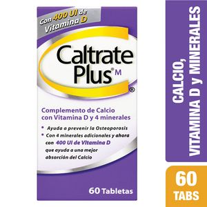 Oferta de CALTRATE PLUS 400UI 60 TABLETAS por $66000 en Farmacia San Jorge