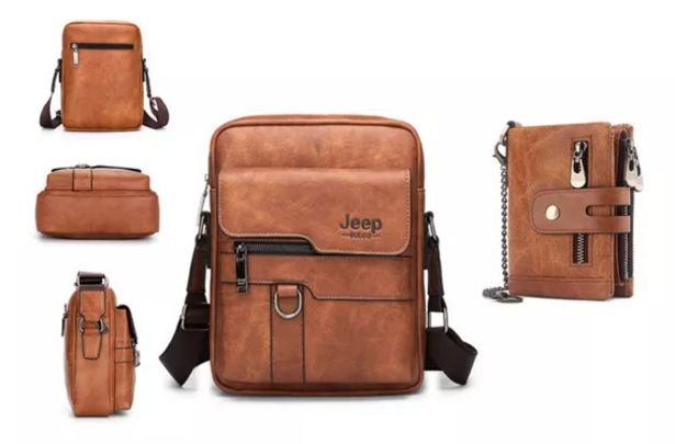 Oferta de Maletín Billetera Para Hombre Jeep Messenger Bag por $174351 en Boots'N Bags