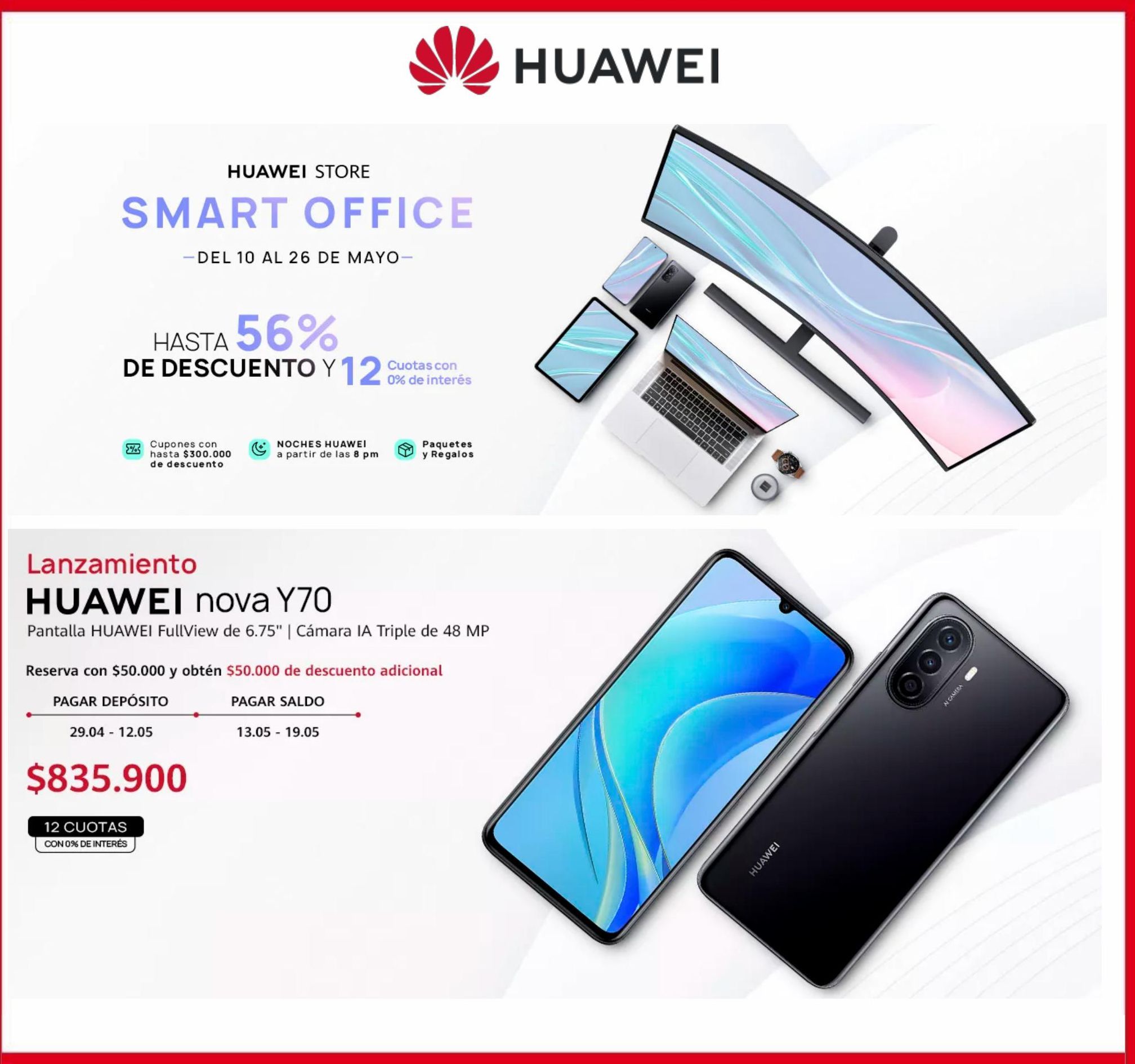 Oferta de Temporada en Huawei