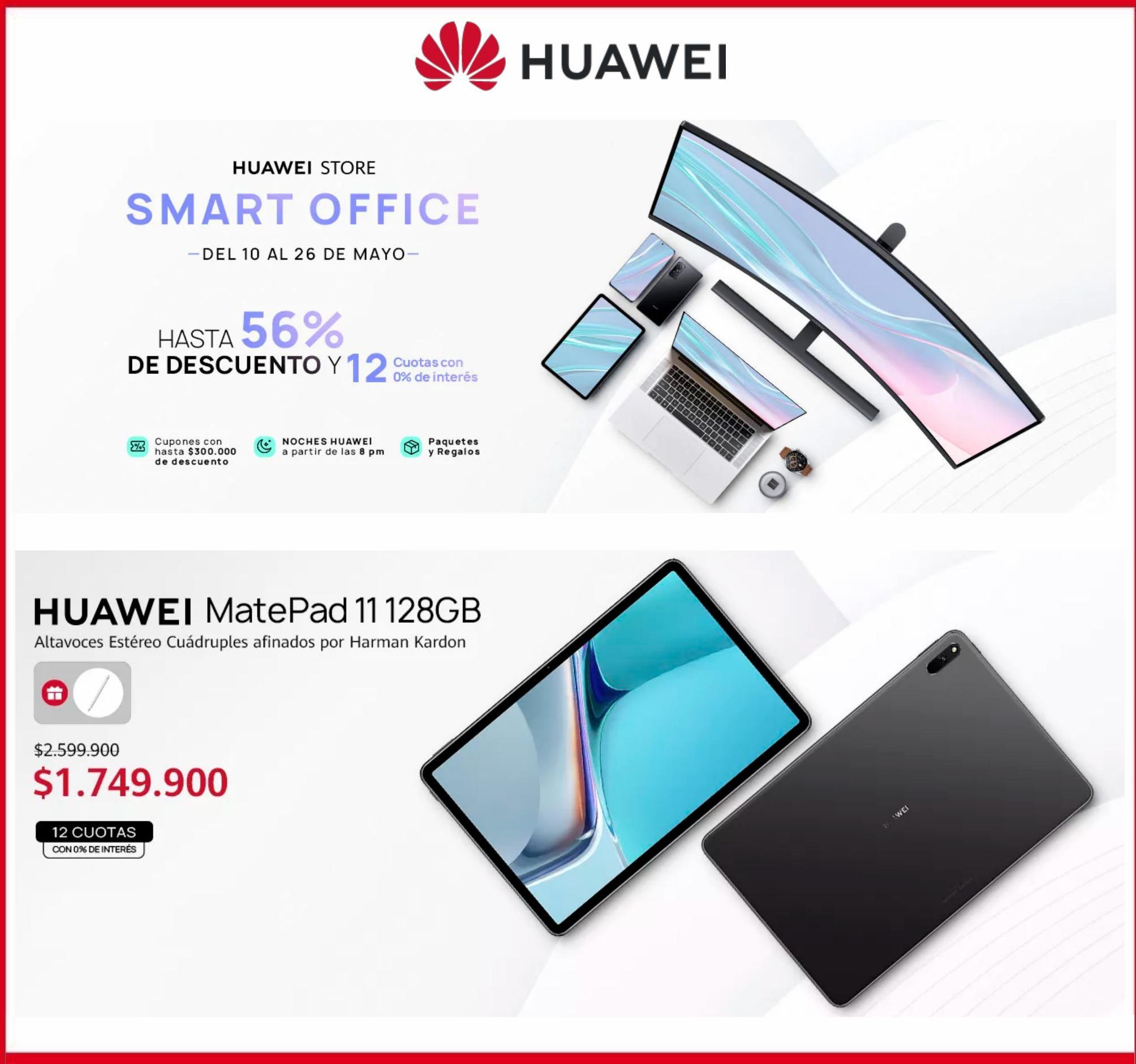 Oferta de Temporada en Huawei