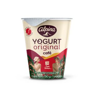 Oferta de Yogurt Alpina Caf Juan Valdez por $2450 en MercaMío