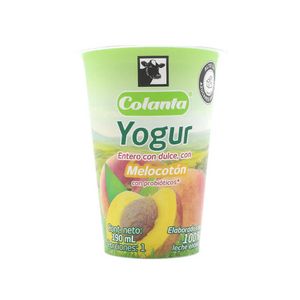 Oferta de Yogurt  Colanta Melocoton Vaso por $2850 en MercaMío