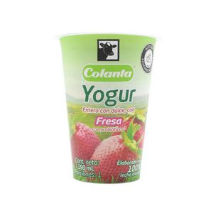 Oferta de Yogurt Colanta Fresa Vaso por $2850 en MercaMío
