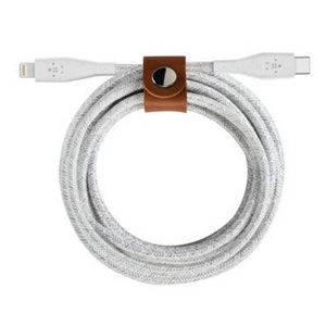 Oferta de Cable Belkin Duratek Lightning a USB-C 1.2m - Blanco por $139000 en Ishop