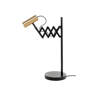 Oferta de Lámpara De Mesa Pole Zigzag Negro/Dorado por $243990 en Tugó