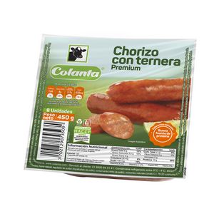 Oferta de Chorizo Con Ternera Colanta 450G por $16400 en Makro