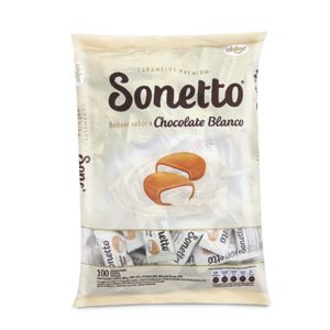 Oferta de Caramelo Sonetto Relleno Chocolate Blanco 480Gen100U por $11500 en Makro