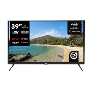 Oferta de TV KALLEY 39" Pulgadas 99 cm ATV39HD HD LED Plano Smart TV Android por $899900 en Kalley