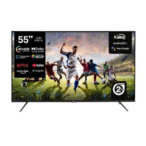 Oferta de TV KALLEY 55 Pulgadas 139 cm ATV55UHDW 4K-UHD LED Plano Smart TV Android por $1749900 en Kalley