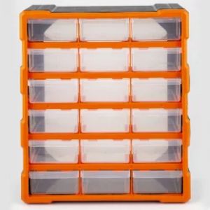 Oferta de Caja Organizadora Tactix 320634 Pared 18 Compartimentos por $119950 en Home Sentry