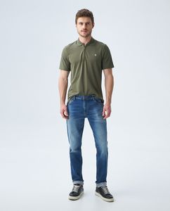Oferta de Camiseta de Hombre Tipo Polo, Slim Fit Manga Corta - Perilla de Cierre por $97425 en Chevignon
