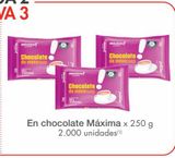 Oferta de En chocolate Máxima x 250g en Metro