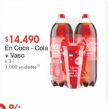 Oferta de En Coca Cola + vaso por $14490 en Metro