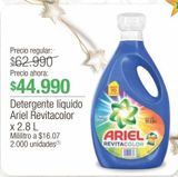 Oferta de Detergente líquido Ariel x 2.8L por $44990 en Jumbo