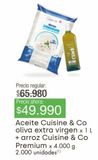 Oferta de Aceite Cuisine & Co x 1L por $49990 en Jumbo