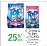 Oferta de Detergente TopExpert x 4 ó 6 kg en Jumbo