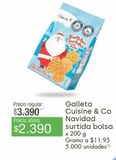 Oferta de Galletas Cuisine & Co x 200g por $2390 en Jumbo
