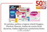Oferta de Pañales, pañitos e higiene infantil Huggies, Plenitus, Kleenex en Metro