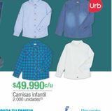 Oferta de Camisas infantil  por $49990 en Jumbo