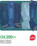 Oferta de Jeans infantil  por $34990 en Jumbo
