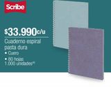 Oferta de Cuaderno espiral pasta dura por $33990 en Jumbo
