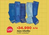 Oferta de Jeans infantiles  por $34990 en Metro