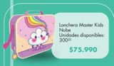 Oferta de Lonchera Master Kids Nube por $75990 en Metro